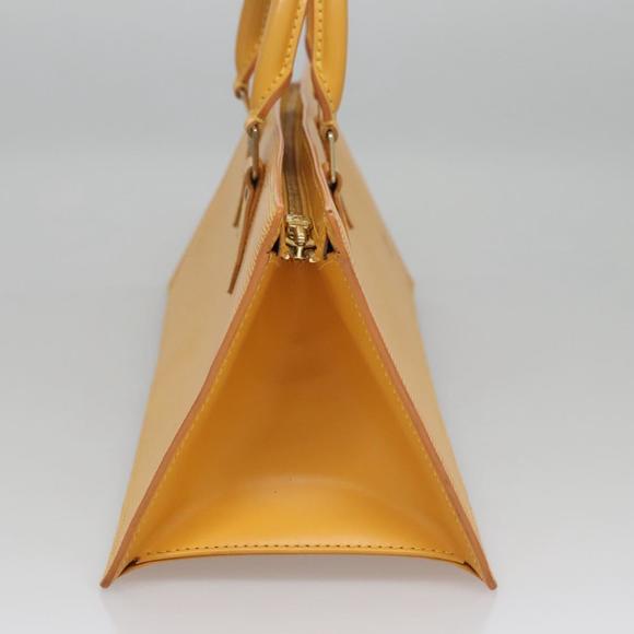 LOUIS VUITTON Epi Sac Triangle Hand Bag Yellow M52099 LV Auth fm4324 - Picture 4 of 16